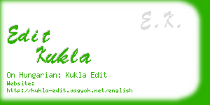 edit kukla business card